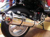 アジリティー１２５カスタム　２００７年東京モーターサイクルショーに出展しました。