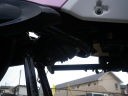 小さなバイクには珍しいリンク式モノサスを採用。
